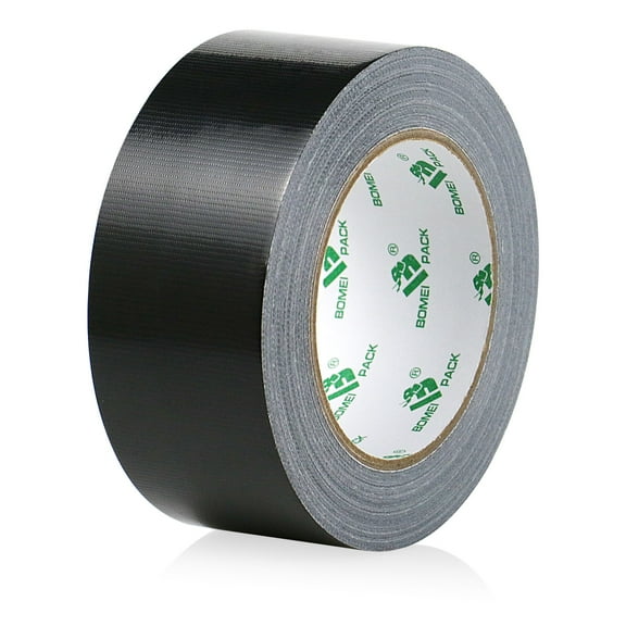 Black Duct Tape , Industrial Grade 2 inches x 30 Yards, 9 Mil Heavy-Duty, Waterproof, Flexible, No Residue, UV Resistant for Crafts & Home Improvement
