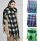 thumbnail image 4 of Bufanda de cachemira de lujo para mujer, chal a cuadros, cálido, bandana, pashmina, borla larga, manta gruesa, novedad de 2022, 4 of 5