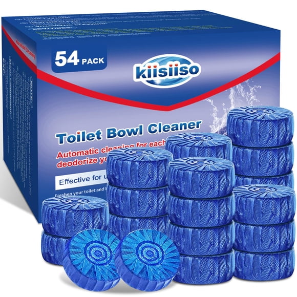 Limpiadores para inodoros KIISIISO, multiusos, paquete de 54 tabletas