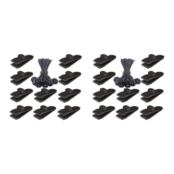 Clips para lona de tienda Wosthever Abrazaderas para acampar Tipo 6 2 Piezas
