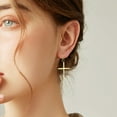 thumbnail image 5 of WILLBEST Paquete De Aretes Mujer Haiaiso 3 Pares De Pendientes De Acero Inoxidable Clásicos De Oro Rosa, Oro, Plata, Pendientes Colgantes, Joyería Minimalista Para Mujer, 5 of 5