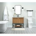 thumbnail image 6 of 36 inch single bathroom vanity in walnut brown, 6 of 8