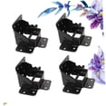 thumbnail image 3 of HAMPPLIES 4pcs Table Folding Accessories Black Foldable Right Angle for Outdoor Picnic, 3 of 8