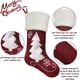 thumbnail image 3 of Juego de 4 medias navideñas para decoración navideña familiar, 3 of 7