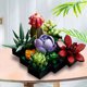 thumbnail image 3 of Juego Plantas Artificiales Suculentas Kit Ramo Flores Regalos Cumpleaños para Inauguración La Casa, 3 of 9