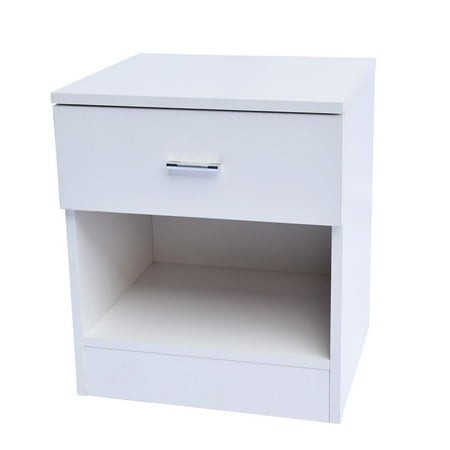 White Bedside Cabinets Sale Ktaxon 1-Drawer Bedside Cabinet Night Table Nightstands,E1 Particle Board End Table White,for Bedroom ()