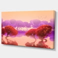 thumbnail image 2 of Red and Purple Japanese Gardens - Large Landscape Canvas Art Print, 2 of 4