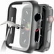 thumbnail image 1 of wonima02 Compatible with Apple Watch 38mm Series 3/2/1 Case with Built-in Tempered Glass Screen Protector, Thin Guard Bumper Full Coverage Hard Cover for iWatch Accessories, 1 of 1