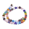 thumbnail image 2 of Heart Handmade Millefiori Glass Beads Strands Mixed color 8x8x3mm Hole: 0.5mm 48pcs/strand 13.7 inch, 2 of 5