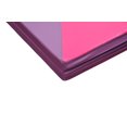 thumbnail image 3 of Soozier PU Exercise Gym Mat Stretching Yoga Sport Tumbling Pad, Pink and Purple, 3 of 9