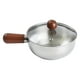 thumbnail image 3 of Cacerola profesional de acero inoxidable, olla para calentar leche, con tapa, para hervir, Plata, 3 of 9