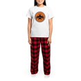 thumbnail image 4 of CafePress - Funny Halloween Bat Pajamas - Women's Short Sleeve Print T-Shirt and Pants Light Cotton Pajama Set, 4 of 7