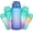blue+purple, variant on Gallon Motivational 64/100 oz Water Bottle with Time Marker & Straw, Large Daily Water Jug for Fitness Gym Outdoor , Remind of Day Hydration, Leak Proof, (ombre green, 64oz)