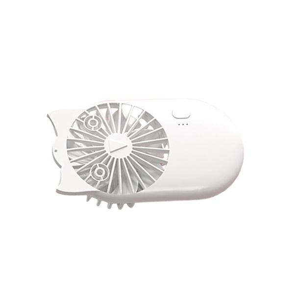 Ventilador de estilo de dibujos animados Equipo conveniente de enfriamiento de uso al aire libre MUDE MUTE AIR AVANSE HERRAMIENTA FRÍA PARA EL DAMMITORIO DE OFICINA DE VIAJE CON EL BLANCO kenally HA059978-01B