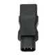 thumbnail image 5 of Adaptador de enchufe de alimentación IE, 4 piezas IEC320 C8 a adaptador de cable de alimentación IE Adaptador de cable de alimentación IE Materiales ecológicos, 5 of 8