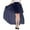 Navy, variant on HexaHive Women's Fashion Sexy Solid - Color Short - Front Long - Back Skirt