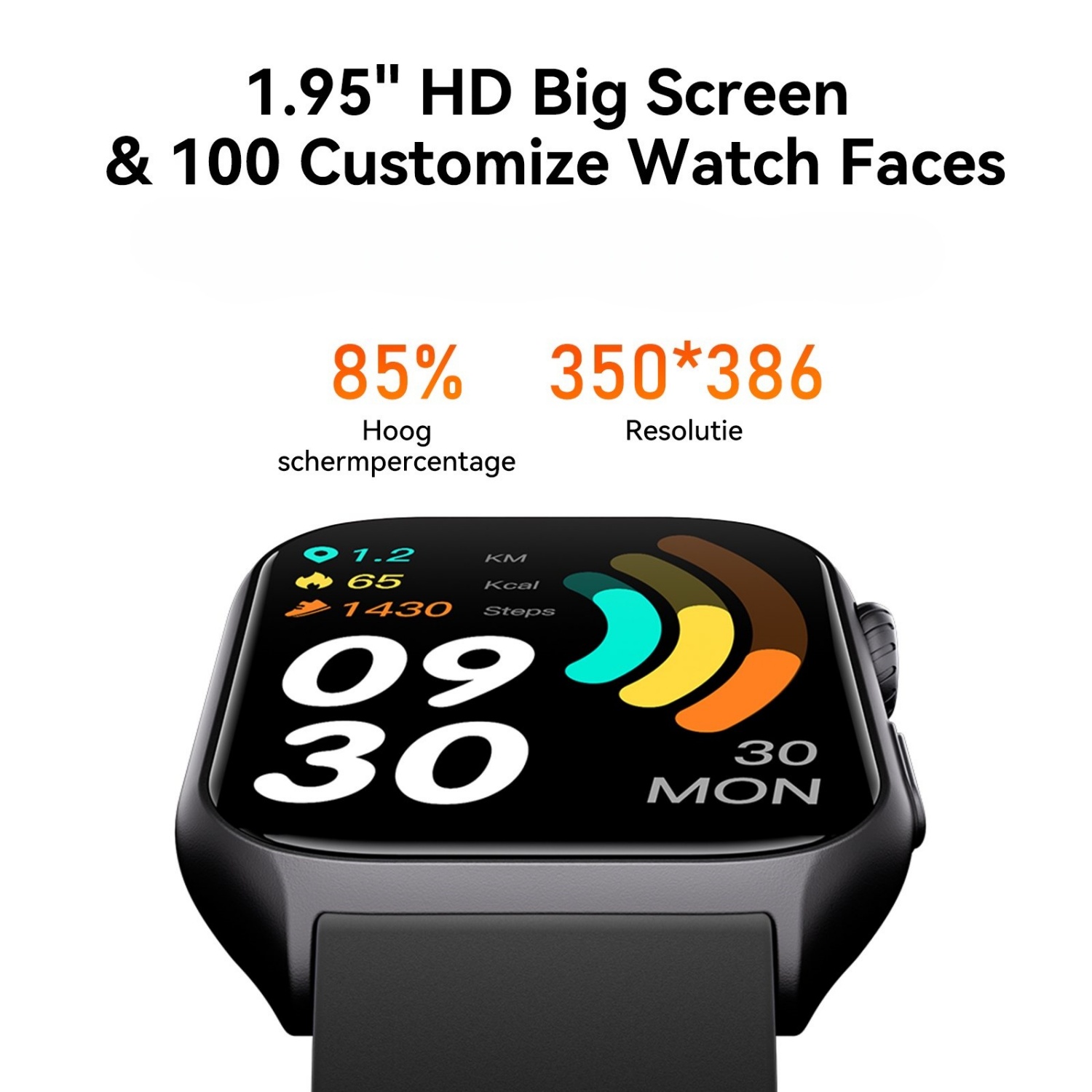 Memoria Smart Watch with Bluetooth Calling, 1.95" HD Screen photo 2