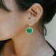 thumbnail image 2 of 60 uds pequeños pompones dijes DIY pendientes collar colgantes bolas esponjosas DIY encantos pendiente accesorio, 2 of 5