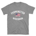 thumbnail image 1 of Farmington Wisconsin Patriot Men's Cotton T-Shirt, 1 of 1