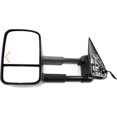 thumbnail image 5 of MIRROR Compatible For 2007 GMC Sierra 3500 Classic 2003-2006 Chevrolet Silverado 2500 HD Left Driver Towing Heated Power Glass In-glass Signal Light Textured Black, 5 of 5