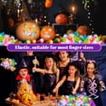 thumbnail image 2 of Anillo Sosation para Halloween, 100 unidades, con luces LED parpadeantes, 2 of 6