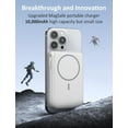 thumbnail image 3 of PCS Magnetic Portable Charger,10000mAh Power Bank,5 in 1 Portable Charger with Built in Cable,20W Fast Charging for Magsafe Battery Pack Compatible with iPhone 16/15/14/13 Pro/Pro Max,Samsung Series, 3 of 14