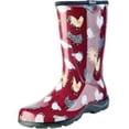 thumbnail image 1 of Principle Plastics 078144 Sluggers Bottes de Confort Imperméables pour Femmes - Rouge Poulet, 10, 1 of 4