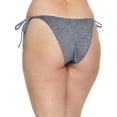thumbnail image 2 of Miss Mandalay Womens Denim Lurex Brazilian Side Tie Bikini Bottom Style-BLU11DLBZ Swimsuit, 2 of 2