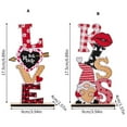 thumbnail image 3 of AOOOWER Valentines Day Wood Love Kiss Tabletop Sign for Festivals Party Table Desk Home Decoration Wedding Ornament and Gifting, 3 of 18