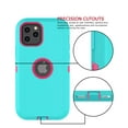 thumbnail image 6 of iPhone 12 Cases, Sturdy Phone Case for iPhone 12 Pro 6.1", Tekcoo Full-Body Shockproof Protection Heavy Duty Armor Hard Plastic & Shock Absorption Rubber Rugged Bumper 3-in-1 Case Cover, 6 of 8