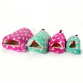 thumbnail image 4 of Meidiya Rat Hamster Warm Bed House Cute Plush Hut Hanging Hammock Cute Toy Nest for Small Animal Mice,Sugar Glider,Chinchilla,Dwraf Hamster, 4 of 7
