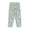 thumbnail image 5 of Xecao Tulips Flowers Women's Straight Lounge Pajama Pants: The Epitome of Relaxed Sleepwear, 5 of 9