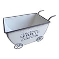 thumbnail image 1 of Maceta compacta para carrito de flores, de metal, pequeña, que ahorra, 1 of 8