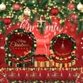 thumbnail image 6 of Merry Christmas Themed Party Supplies, 97 Piece All-in-One Holiday Tableware Kit, Xmas Dinnerware Set with Plates, Napkins, Forks & Tablecloth for 24 Guests, Festive Decor for New Year Dinner, 6 of 7
