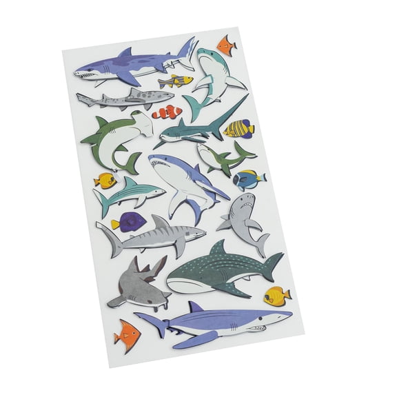Recollections Shark Stickers, 12 Pack