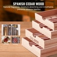 thumbnail image 3 of VEVOR Cigar Humidor Cabinet, Handmade Spanish Cedar Wood Cigar Humidor for 50-100 Cigars, Glass Cigar Desktop Storage Case with Digital Humidifier, Hygrometer and Shelves, Great Gift for Men, 3 of 9
