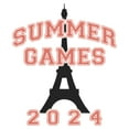 thumbnail image 2 of Women's Lost Gods Olympic Eiffel Tower 2024 Graphic T-Shirt, 2 of 4
