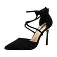 thumbnail image 2 of Aueoeo Womens Fashion Closed Toe Classic Pumps Pointed Toe High Heel Shoes Dress Pump Party Prom Shoes, 2 of 8