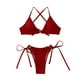 thumbnail image 4 of Conjuntos de bikini Prolriy para mujer, bikinis triangulares a rayas para mujer, traje de baño de marca, conjunto de bikini de dos piezas, traje de baño de playa, trajes de baño para mujer, trajes de, 4 of 7