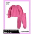 thumbnail image 6 of Steve Madden Girls Pants Set Soft Pullover Long Sleeve Shirt and Girls Leggings 2 Piece Set, 6 of 7