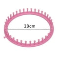 thumbnail image 2 of ziyahi 4pcs Round Knitting Loom Set Plastic Scraf Hat Bags Maker Craft Knit Loom Tools Kit Random Color, 2 of 7