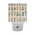 thumbnail image 6 of Yayeee LED Plug in Night Light for The Home with Auto Dusk to Dawn Light Sensors, 2 Pack, Red Floral, 6 of 6