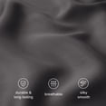 thumbnail image 6 of Bare Home  TENCEL Lyocell Sheet Set Split King - Forged Iron Grey, 6 of 10