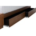 thumbnail image 6 of Baxton Studio Walnut Brown Finished Wood 4-Drawer Full Size Platform Storage Bed, 6 of 14