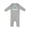 AC-Heather Grey, variant on San Diego California Whale Baby Romper Coveralls