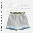 thumbnail image 3 of FORMRS Boys Swim Trunks Quick Dry Mesh Liner Boardshorts Sizes XS-XL, Blue Goldfish Bowl, 3 of 7
