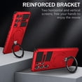 thumbnail image 3 of for Samsung Galaxy S22 Ultra Case [Compatible with MagSafe] [Military-Grade Protection], Shockproof Protective Slim Invisible Kickstand Car Mount Magnetic Armor Cover, Red, 3 of 10