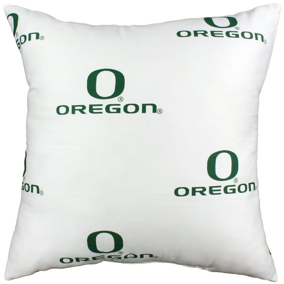 Oregon Ducks 16" Decorative Pillow - White