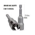 thumbnail image 2 of Wing Nut Socket Driver Bit Set - Hex Shank Steel, for Panel Screws, Furniture Assembly, 10PCS, 2 of 6