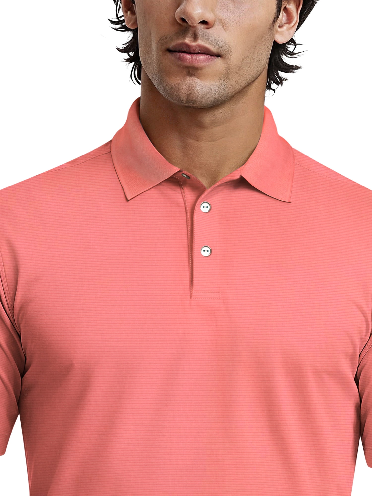 Ben Hogan Men's & Big Men's Performance Solid Polo Shirt with Short Sleeves, Sizes S-5XL
